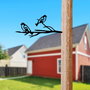 Aberto Design Bird On The Branch 08 - Negro